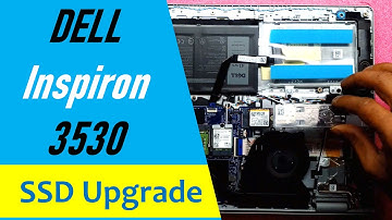 Dell Inspiron 3530 Laptop SSD Upgrade and Disassembly. Removing & Replacing Parts Inspiron-15 3530