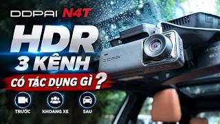 What Are the Benefits of 3-Channel HDR on the DDPAI N4T Dash Cam?