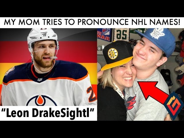 MY MOM TRIES TO PRONOUNCE NHL PLAYER NAMES, PART 2! (Hockey Quiz Draisaitl  Funny Moments 2019-20) 