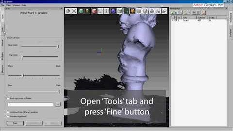 Artec3D Scanner - Scanning Tutorial