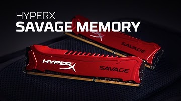 DDR3 内存时钟频率最高可达 2133MHz – HyperX Savage DDR3 内存