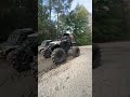Ranger on 48s pulling out a Rzr with a blown differential at outback Atv park