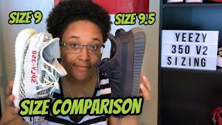 HOW YEEZY 350 V2 FIT?? | SIZE COMPARISON -
