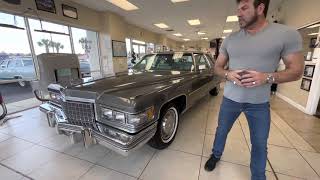 1976 Cadillac Coupe Deville Walk Around 18,000 Original Miles