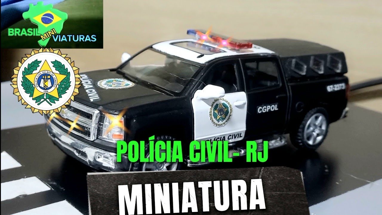 PCERJ - POLÍCIA CIVIL DO ESTADO DO RIO DE JANEIRO - MINIATURA DE ...