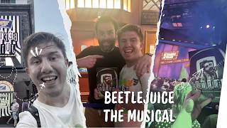 BEETLEJUICE THE MUSICAL WEST END AT THE PRINCE EDWARD THEATRE VLOG