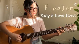 Video thumbnail of "2 Easy F Major Chord Alternatives | Play these Chords if You Can’t Play F Major Chord"