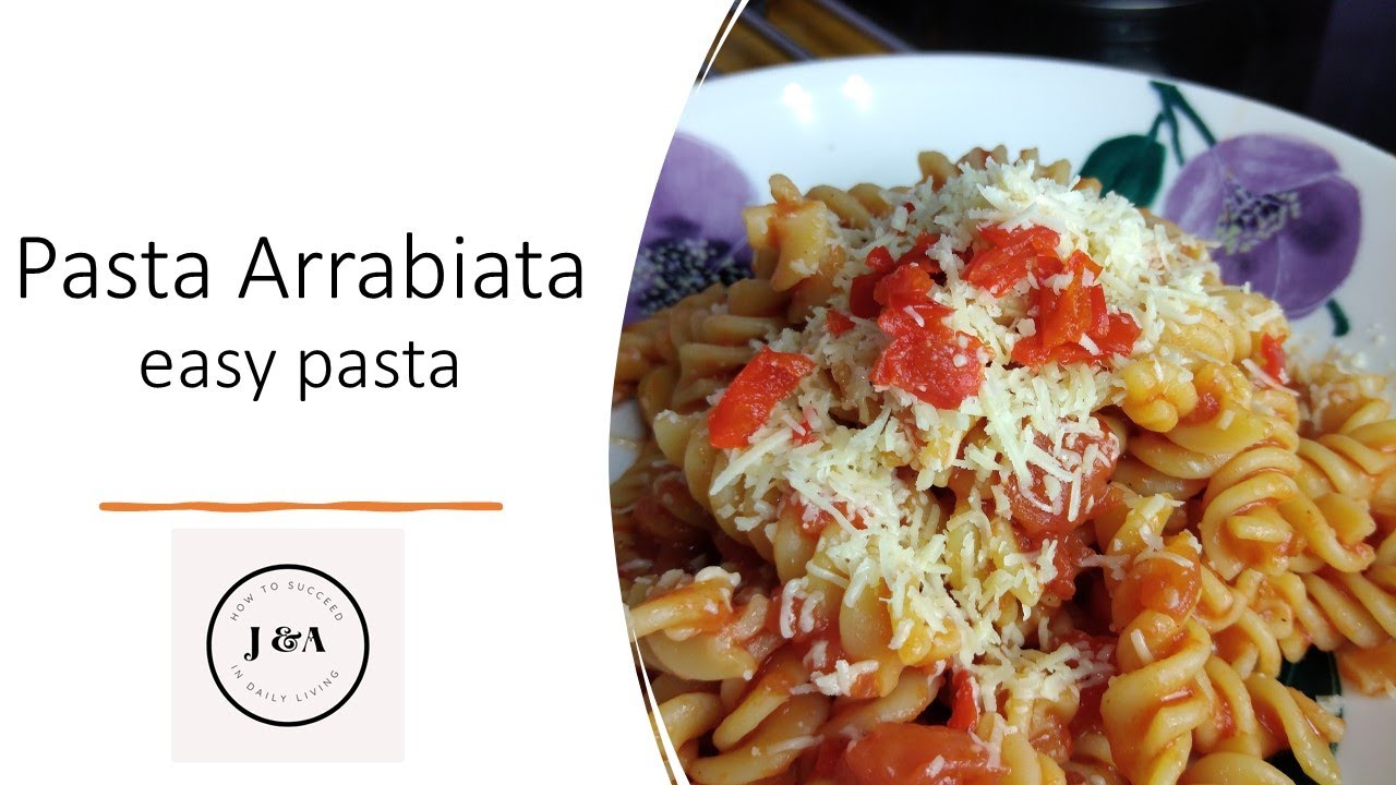 Arrabiata Pasta Recipe, fusilli recipe, Vegetarian Pasta, 