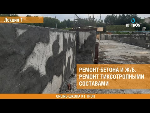 Ремонт бетона и железобетона.  Основной курс. Лекция 1