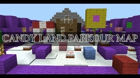 Minecraft PE - Candy Land Parkour Map (2 Years on YouTube Special!)
