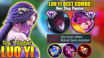 Luo Yi Turnamen Mode Non Stop Passive | Luo Yi Top 1 Global 2022 - Mobile Legends