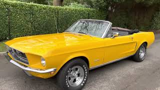 1968 Mustang Convertible U.K.