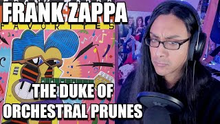 Frank Zappa Duke Of Orchestral Prunes Reaction