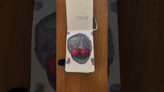 Painting cherries with watercolor #shorts #watercolor #drawing #cherries #painting #art #video