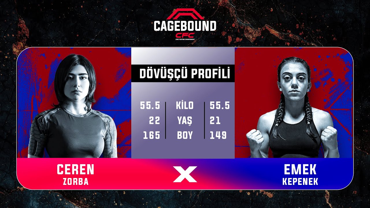 CAGEBOUND 1 | Ceren Zorba vs Emek Kepenek