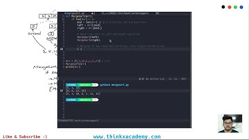 [1.6] Merge Sort Algorithm in Python