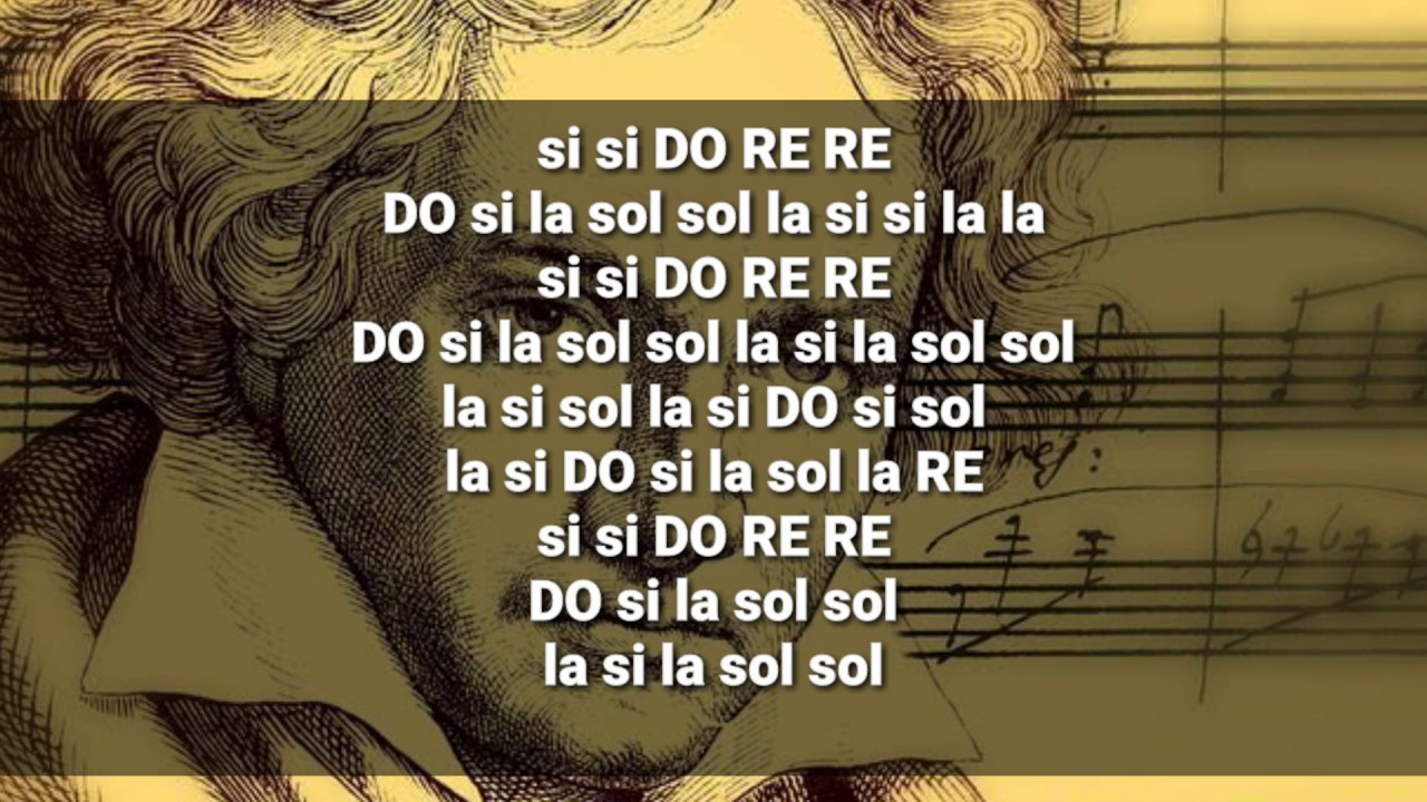 Hino à Alegria ou Ode a Alegria 9ª Nona Sinfonia "Ode To Joy" - Flauta ...