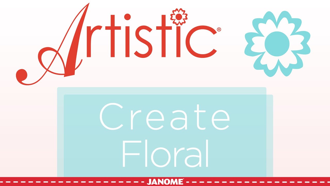 Create Floral in Artistic Digitizer