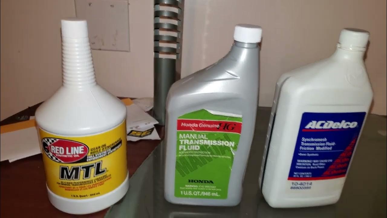 Manual Trans Fluid Comparison Redline MTL, Amsoil MTF, Honda MTFII