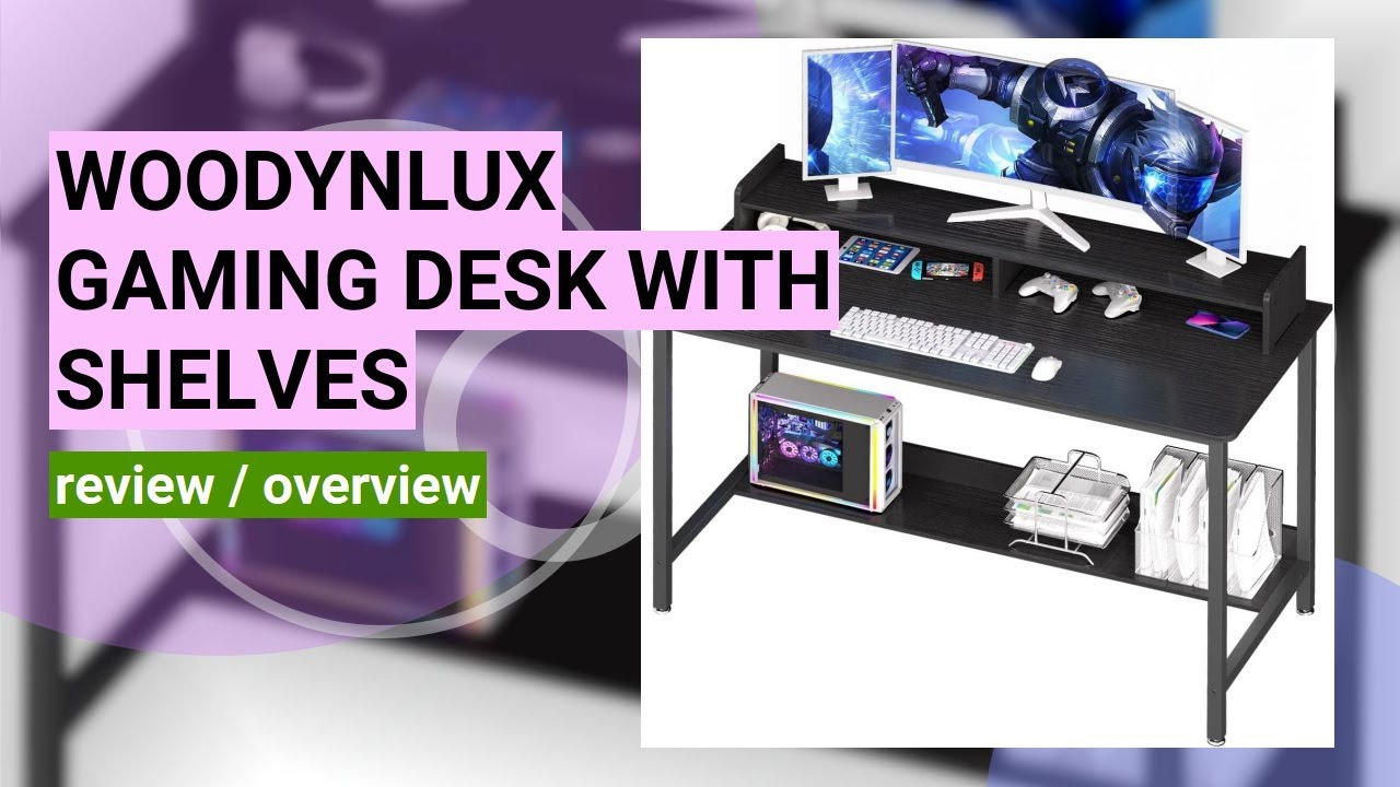 WOODYNLUX Computer Desk Review: Perfect Multi-Purpose Workstation?