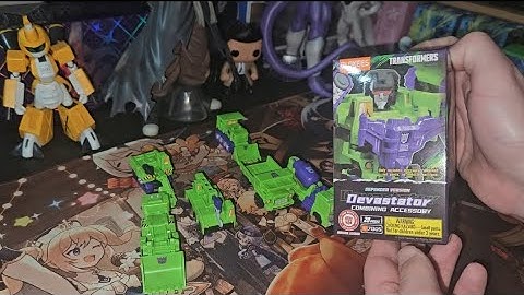 Blokees Transformers Defender Version Devastator Combining Accessory opening and building