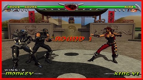 NOOB - SMOKE “MAX” Difficulty Gameplay - Mortal Kombat Deception