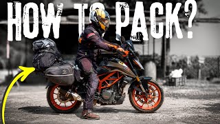 Here's How to Pack Your Luggage on a Motorcycle