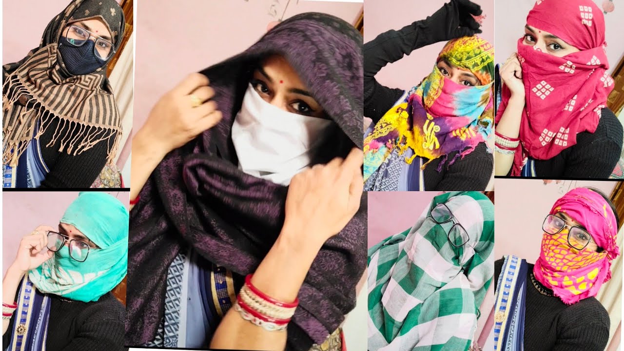 @Face Cover Video @RituKumawat different style face cover video