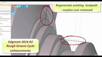 Rough Grooving | Edgecam 2016 R2