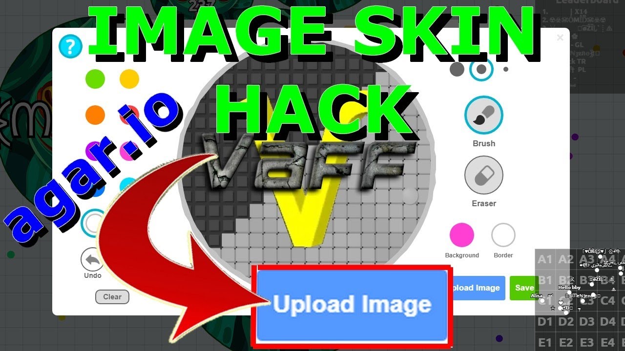 Agar Io Image Skin Hack New Update Custom Skin Creator Youtube - roblox agar io free robux tool download