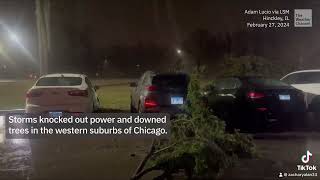 Information Nighttime Tornado Hit Chicago Suburbs Update