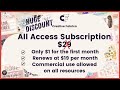 Huge Creative Fabrica Discount Offer - All Access Subscription