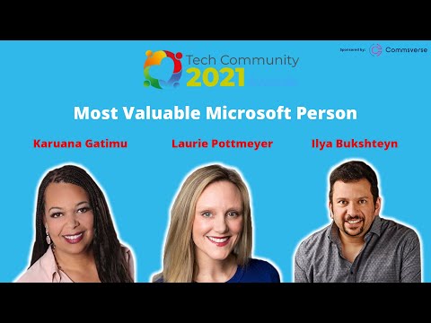 The Tech Community Awards - Most Valuable Microsoft Person 2021 Ceremony