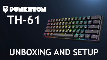 Best gaming keyboard under $50 - Punkston TH61 optical keyboard | sound test