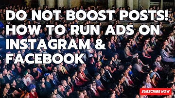 DO NOT BOOST YOUR POST | Here’s How to Actually Run Ads on Meta (Instagram & Facebook)