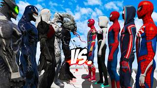 TEAM SPIDER MAN VS TEAM VENOM - EPIC SUPERHEROES BATTLE
