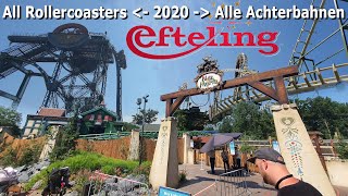 All Roller Coasters - Alle Achterbahnen @efteling 2023 (Cinematic - 4K - Offride)