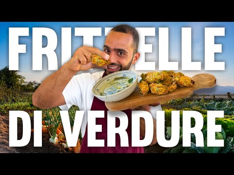 Frittelle di Verdure con Salsa allo Yogurt e Menta