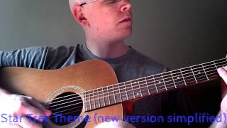 Star Trek Theme on Guitar simplified