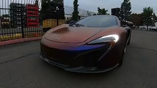 Mclaren 650s wrap satin roaring thunder Avery