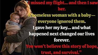 “I Missed My Flight… Then I Saw a Homeless Mother That Changed My Life
