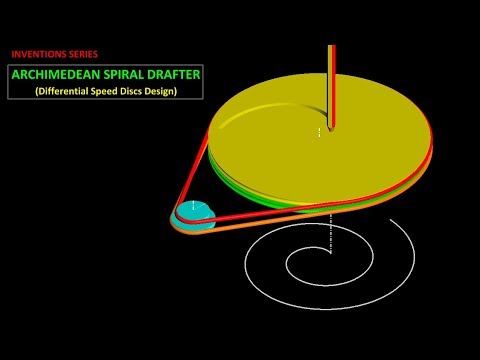 Inventions: 04 Differential Disc Archimedean Spiral Drafter