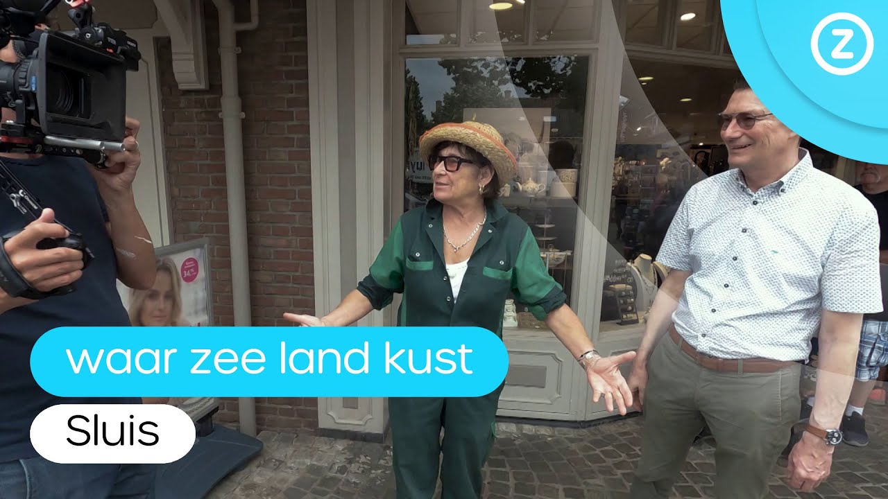 Waar zee land kust, Sluis