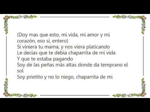 Vicente Fernández - Que Milagro Chaparrita Lyrics - YouTube