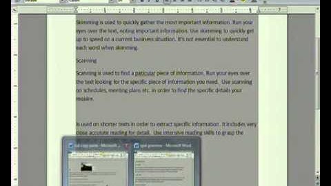 CAT 10 - Word Processing - 5 Improve a Document with MS Word 2010