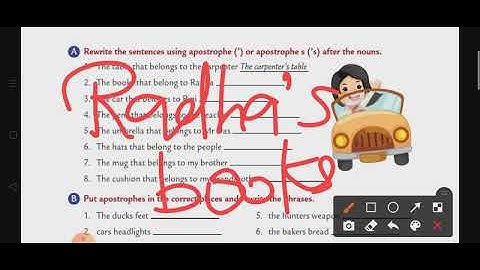 EnglishGrammar/Class 4/Chapter 6/Revision