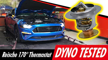 Does Mustang Gain HP With 170° Thermostat?  DYNO TESTED!