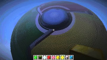 Minecraft: Pixel Art - Google Chrome Logo