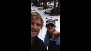 Hiking In The Snow In Slovenia