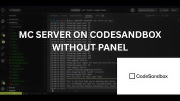 HOW TO RUN A MINECRAFT SERVER IN CODESANDBOX AND GITHUB FOR FREE WITHOUT PANEL 24/7 || UNNAMEDBOY07